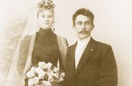 Hochzeitsbild Johann Wolfgang & Marie, 1901